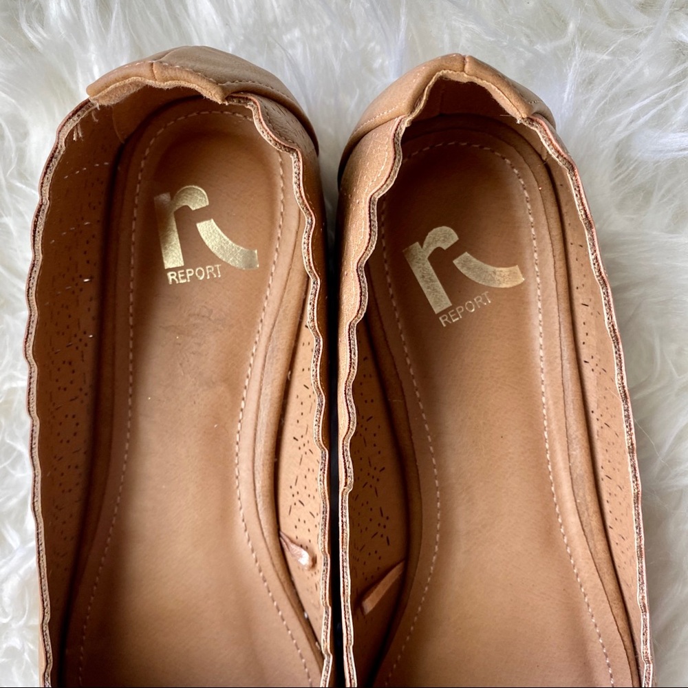 ‼️SOLD‼️NWOT Report perforated scallop edge flats - Picture 6 of 7